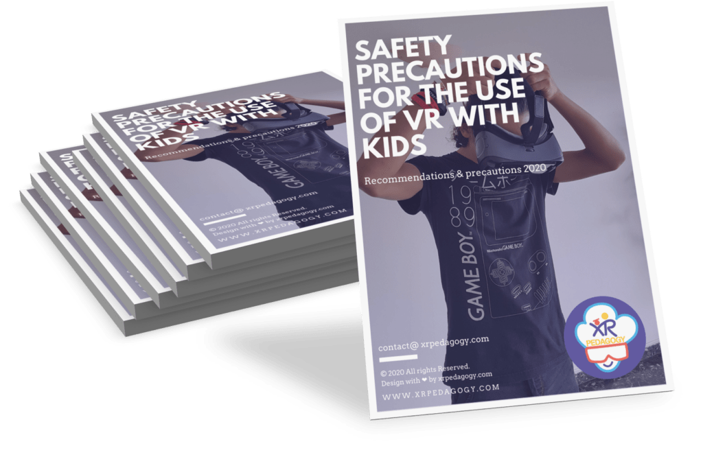 Safety precautions for the use of VR with kids