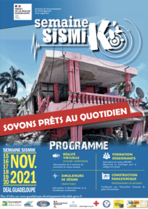 Affiche Semaine Sismik Guadeloupe