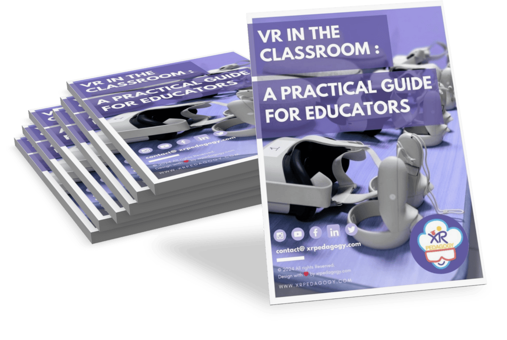 Image representing covers of Ebook VR IN THE CLASSROOM A Practical Guide for Educators