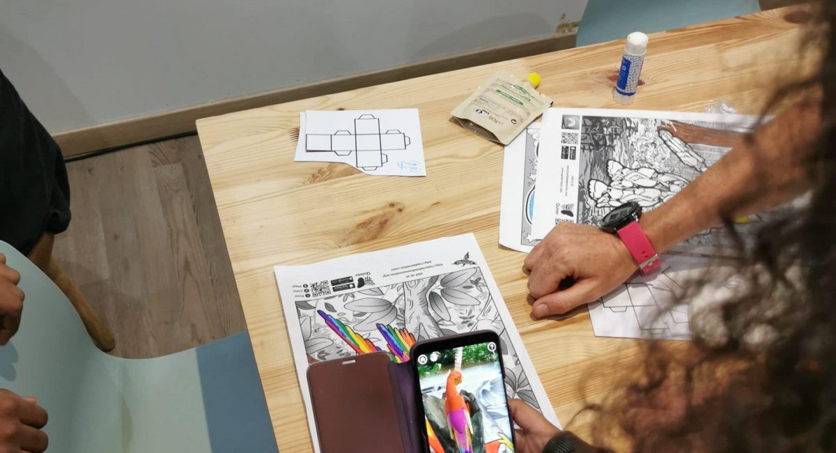 coloriage réalité augmentée